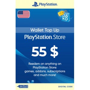 PSN Card $55 USD [US]